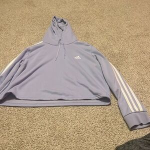 Adidas women’s size large cropped hoodie